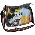 Сумка молодежная YES Mickey 32*12*25см сіра