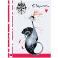 //АРХИВ//Скоросшиватель пласт А4 Glamour cats L5901