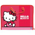 //АРХИВ//Портфель пласт А3 Hello Kitty на молнии 1отд 206К