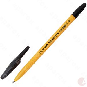 Ручка шар ECONOMIX YELLOW PEN черн 