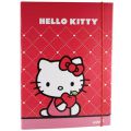 //АРХИВ//Папка на резинке А4 Hello Kitty картон 211К